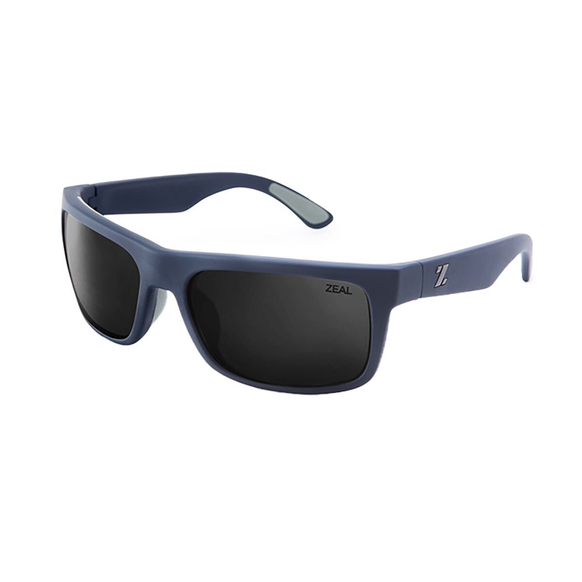 Zeal Essential Sunglasses Polarized in Navy Blue with Dark Grey